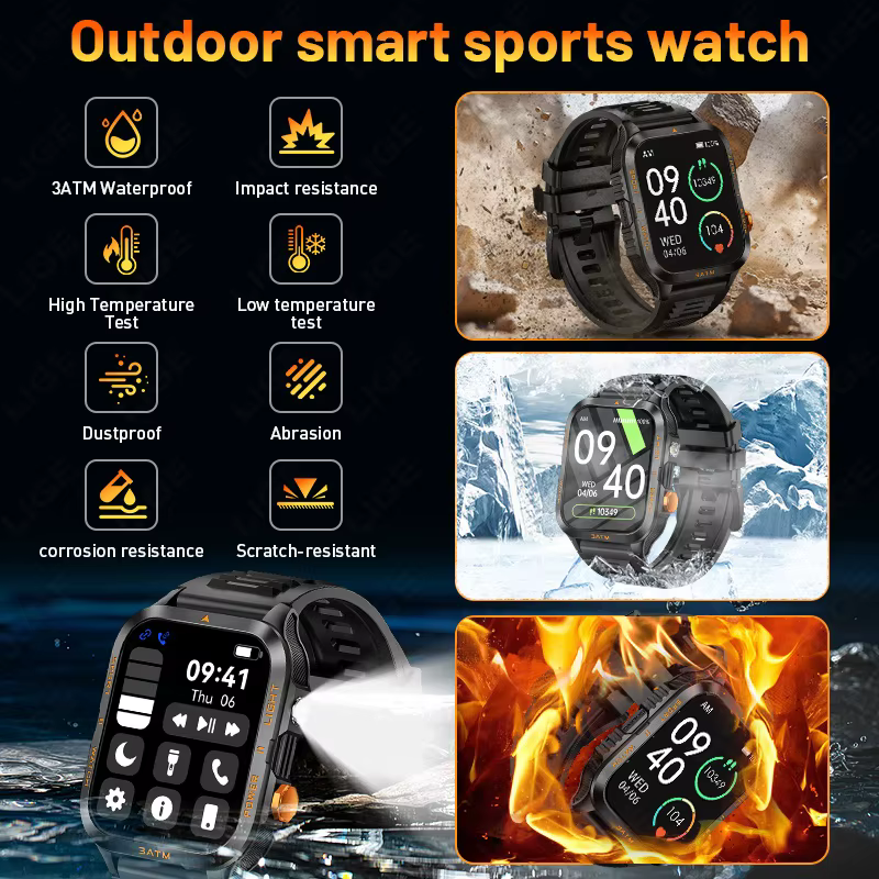 Montre connectée de trail running LIGE pour les coureurs