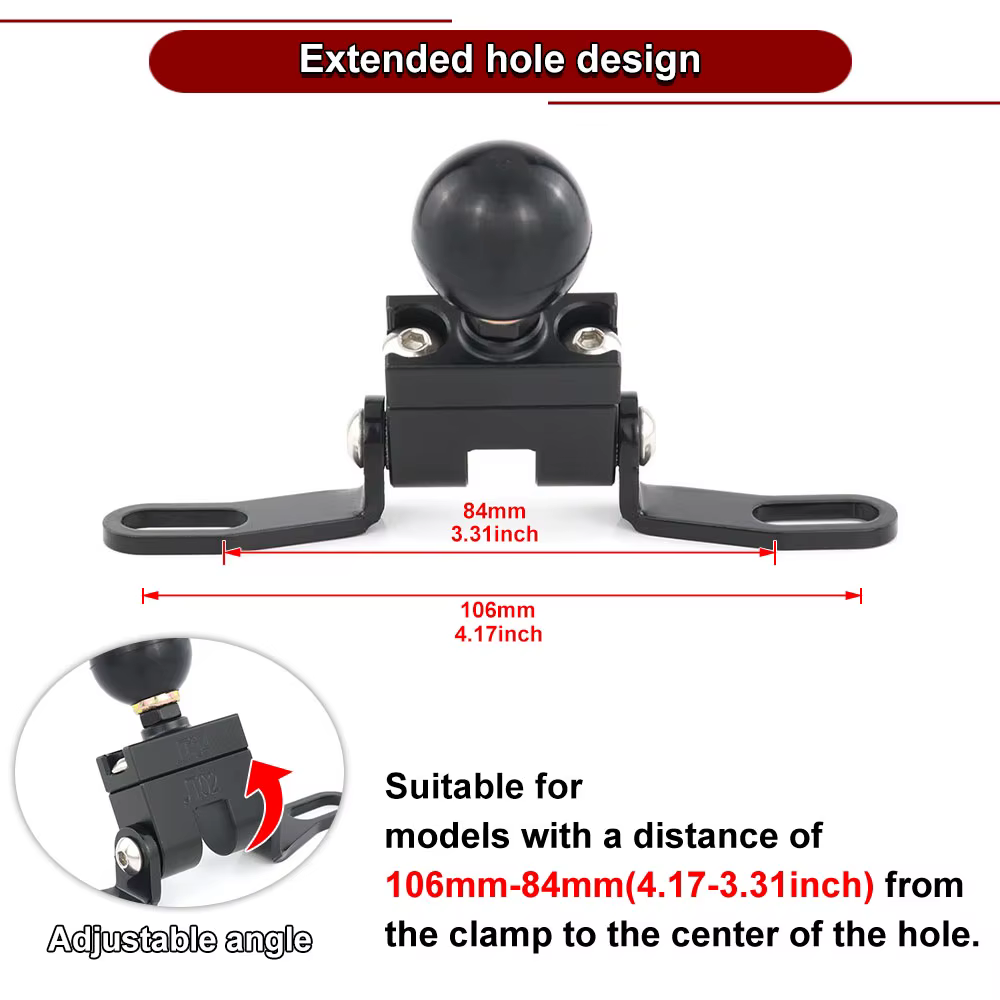 Pince de guidon GPS pour moto
