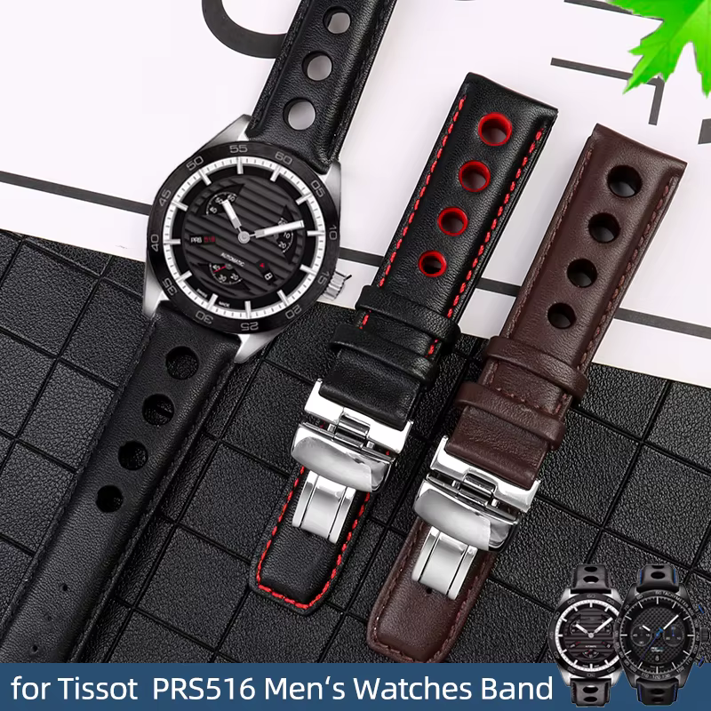 Bracelet de montre en cuir véritable