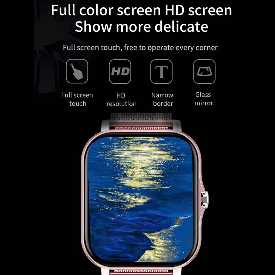 Montre intelligente, appel/cadran sans fil