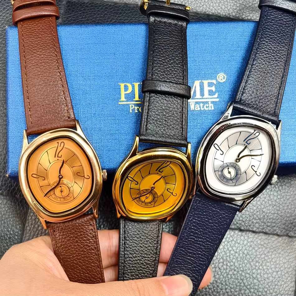 Série innovante de montres en quartz de forme spéciale avec mouvement importé