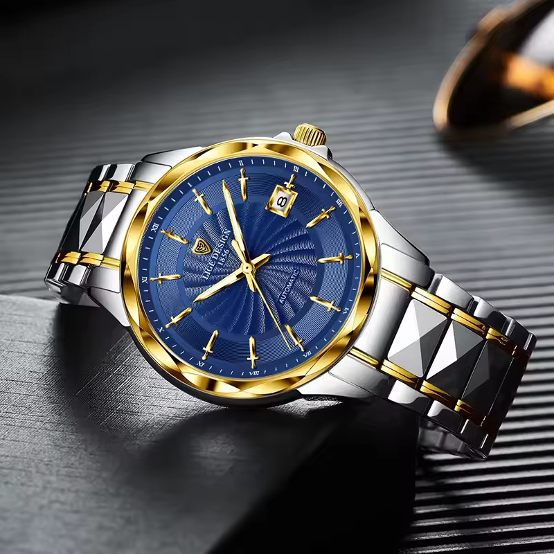 LIGE – montre d'affaires pour hommes
