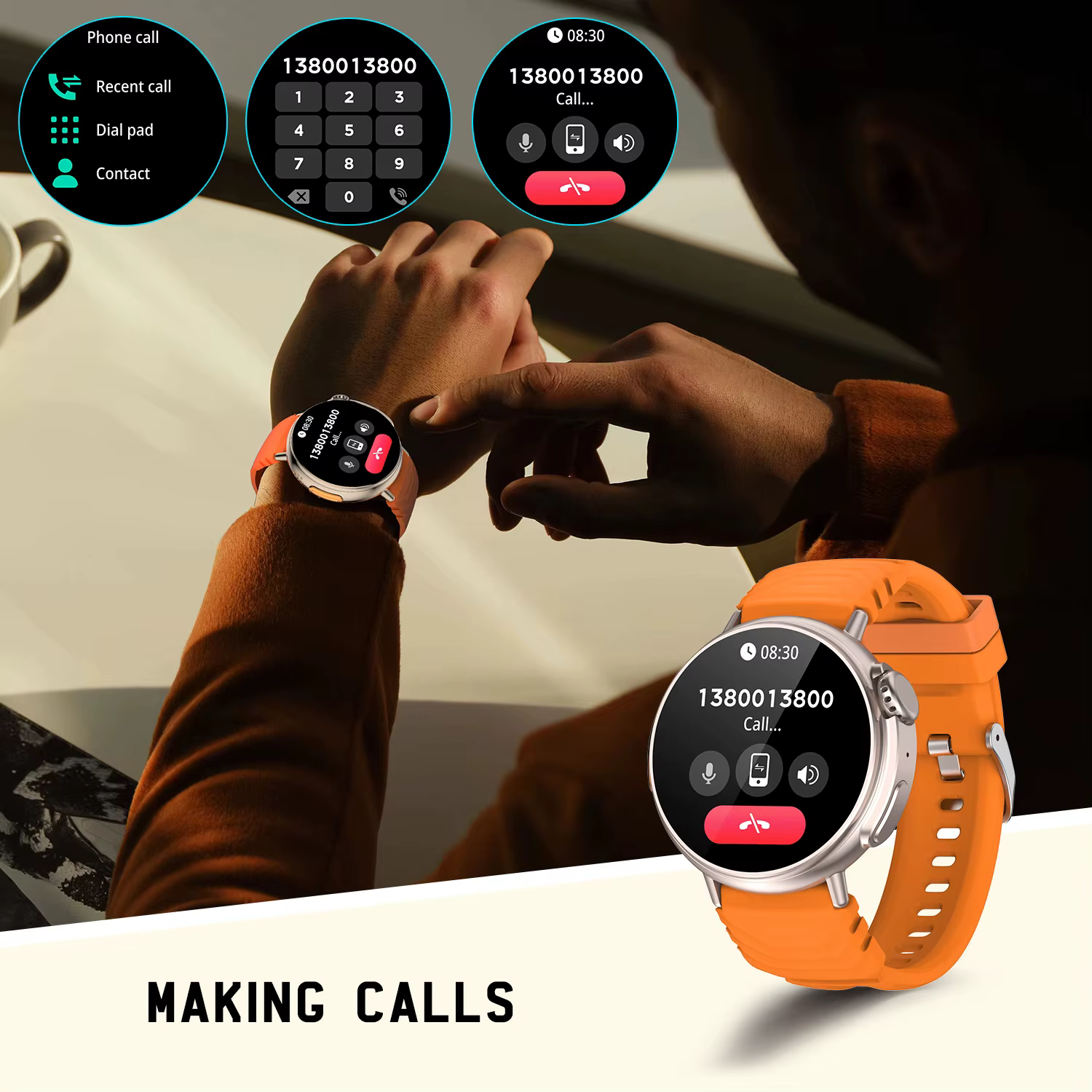 Montre connectée Ultra avec écran HD de 1