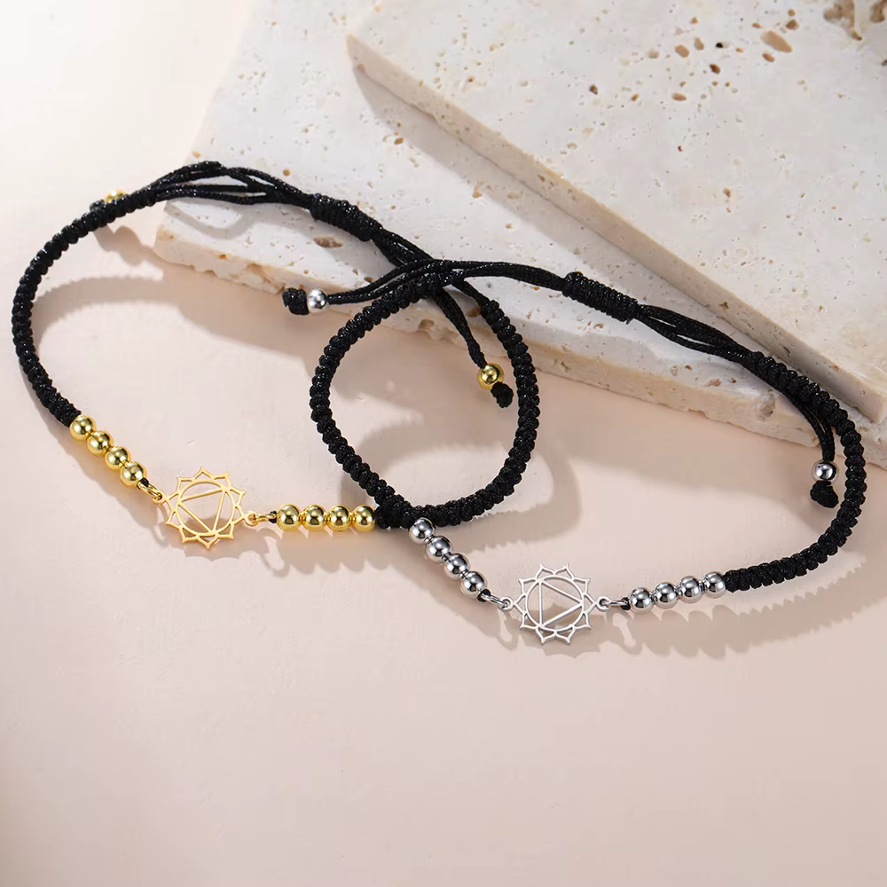 Dawapara – Bracelet Chakra spirituel pour femmes, symbole de guérison réglable, bijoux de Yoga, Bracelets porte-bonheur en acier inoxydable