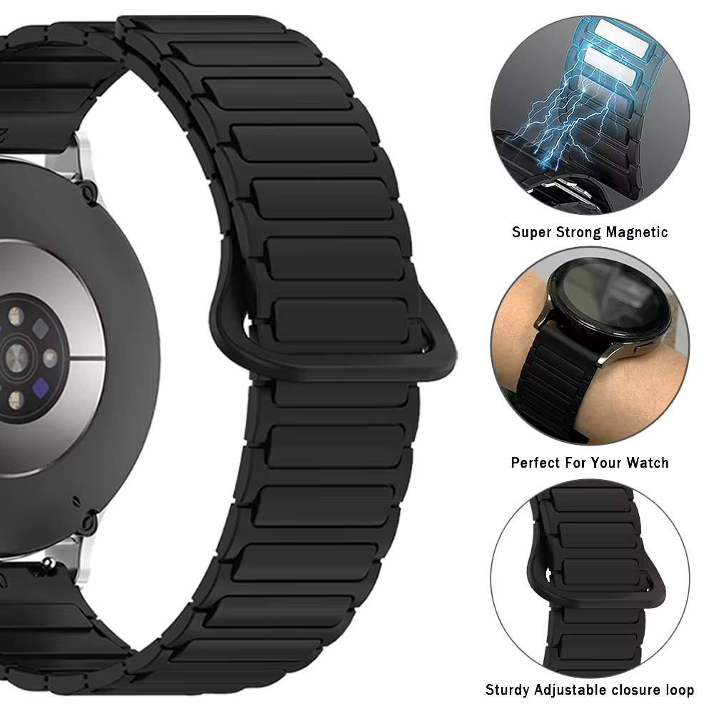 Bracelet de montre à boucle magnétique pour Garmin Forerunner 570 165 265 55 Vivoactive 5 Active 6 Venu 4 sq 2