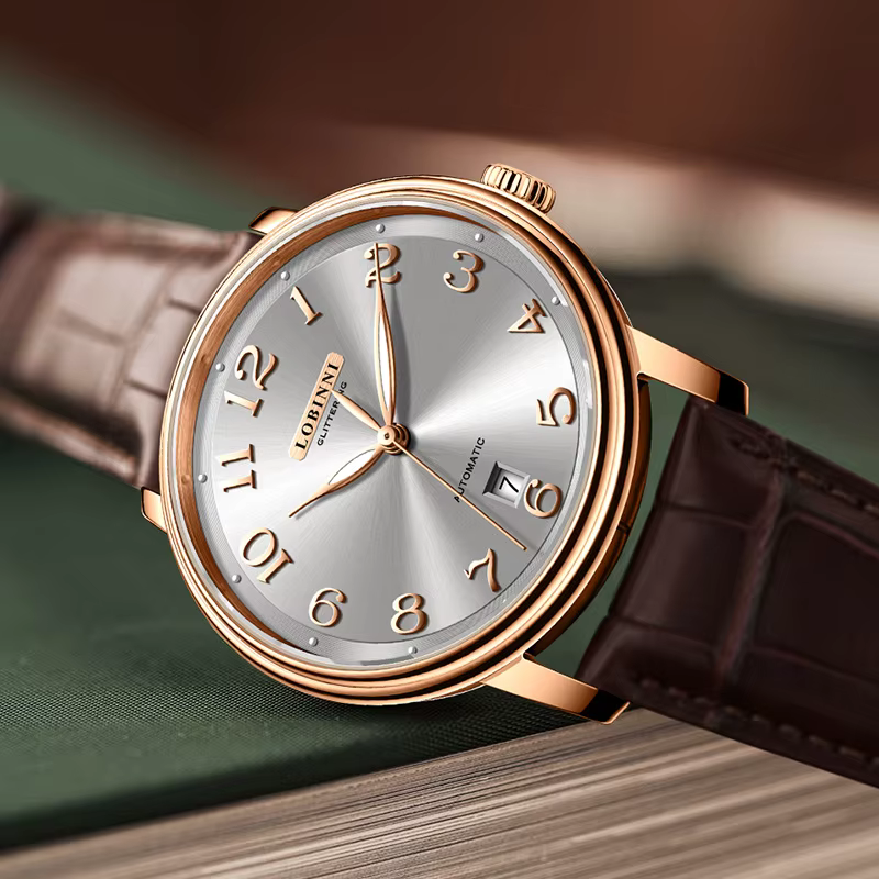 LOBINSettlement MIYOTA-Montres mécaniques automatiques pour hommes, saphir, étanche à 50 m, date automatique Shoous, nouvelle marque suisse de luxe, L9601