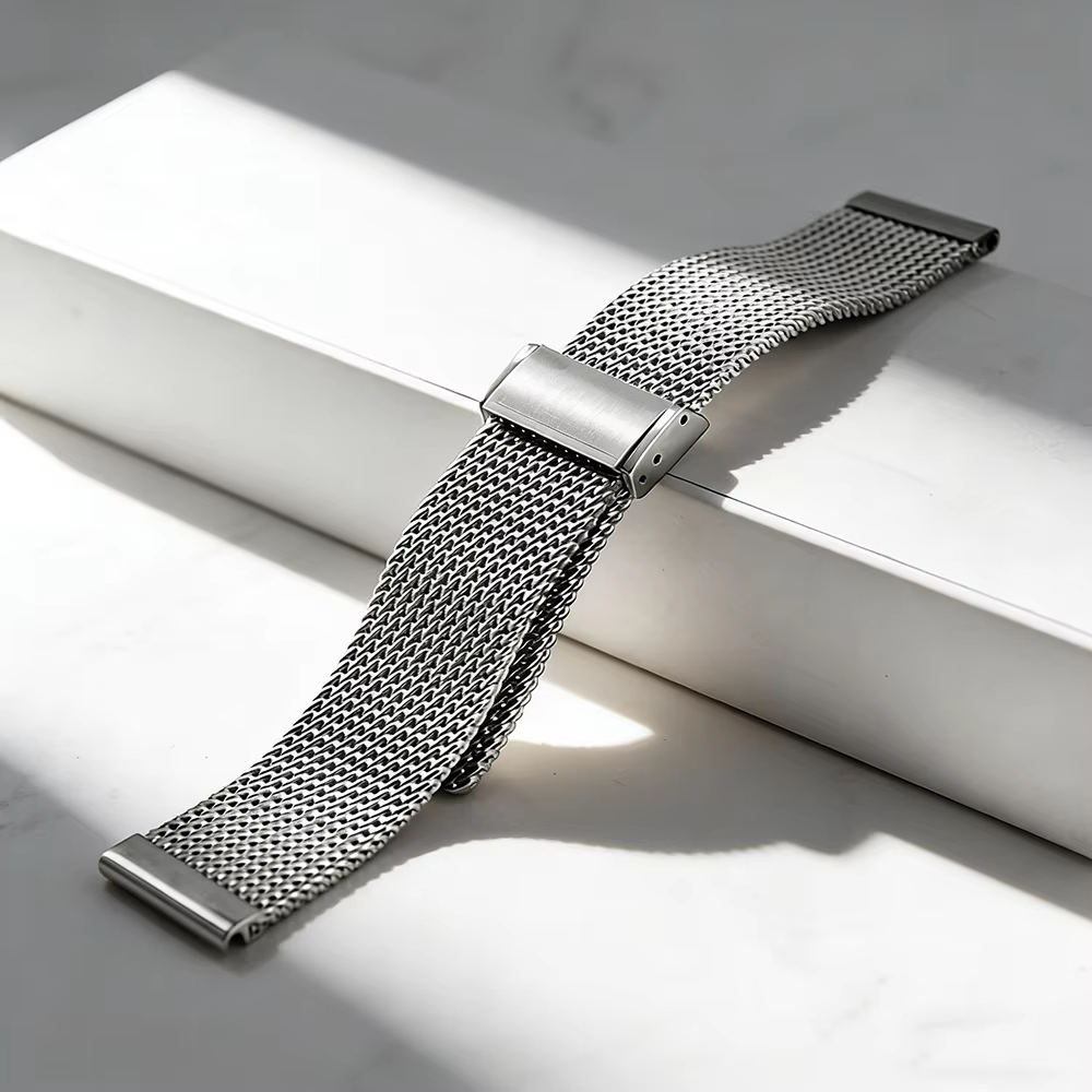 Bracelet en maille milanaise 18mm 19mm 20mm 21mm 22mm en acier inoxydable