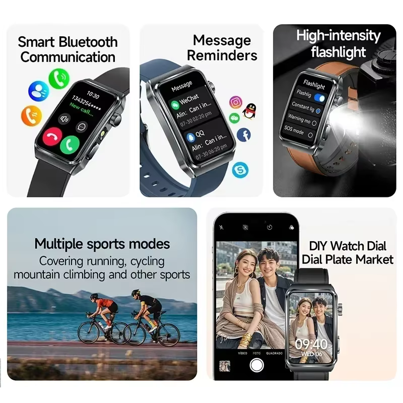 2025 nouveau ECG + PPG diagnostic de santé montres intelligentes hommes femmes horloge acide urique lipide BP traqueur de fréquence cardiaque NFC sport montre intelligente IOS