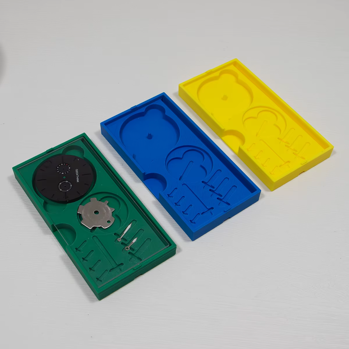 Boîte de rangement pour pièces de montre
