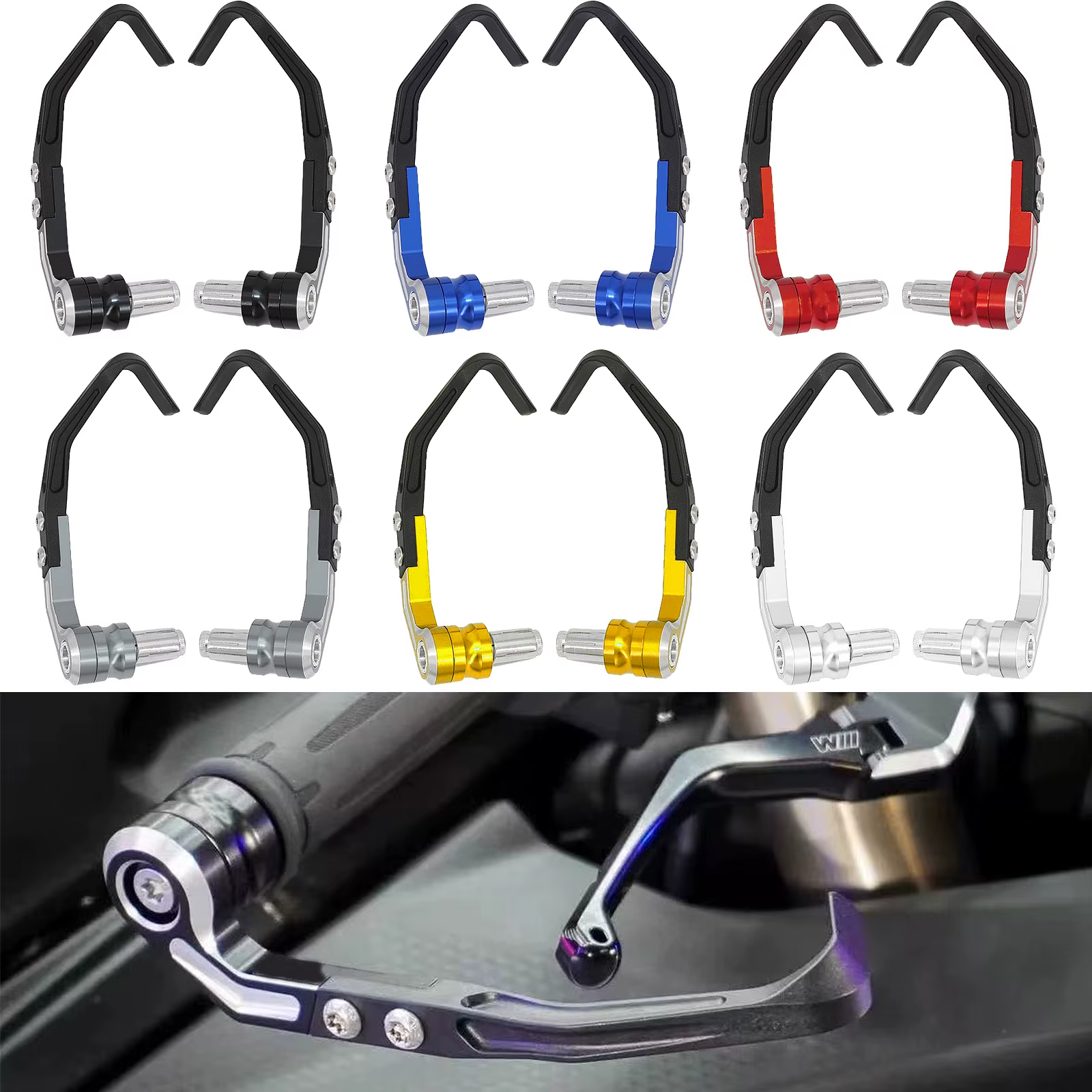 Accessoires de Moto pour Kawasaki Ktm Surron Ebike Triumph Cf Moto Voge Aprilia Talaria Tenere 700 Atv Suzuki Mt07 garde-main