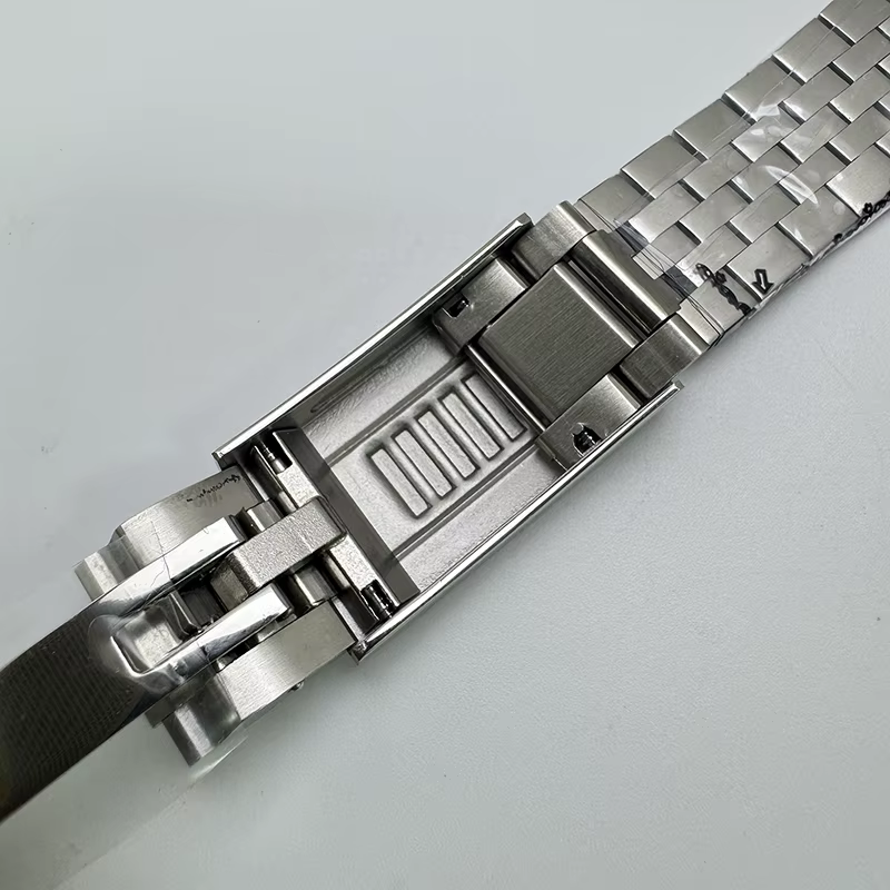 Bracelet Oyster/Jubilee en acier massif argenté