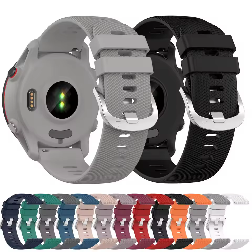 Bracelet en silicone pour Garmin Forerunner 255S 265S