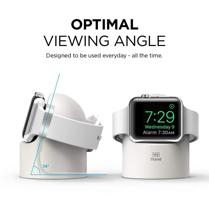 Support de chargeur pour Apple Watch série Ultra/8/SE2/7/6/SE/4/3 49mm/45mm/44mm/42mm/41mm/40mm/38mm