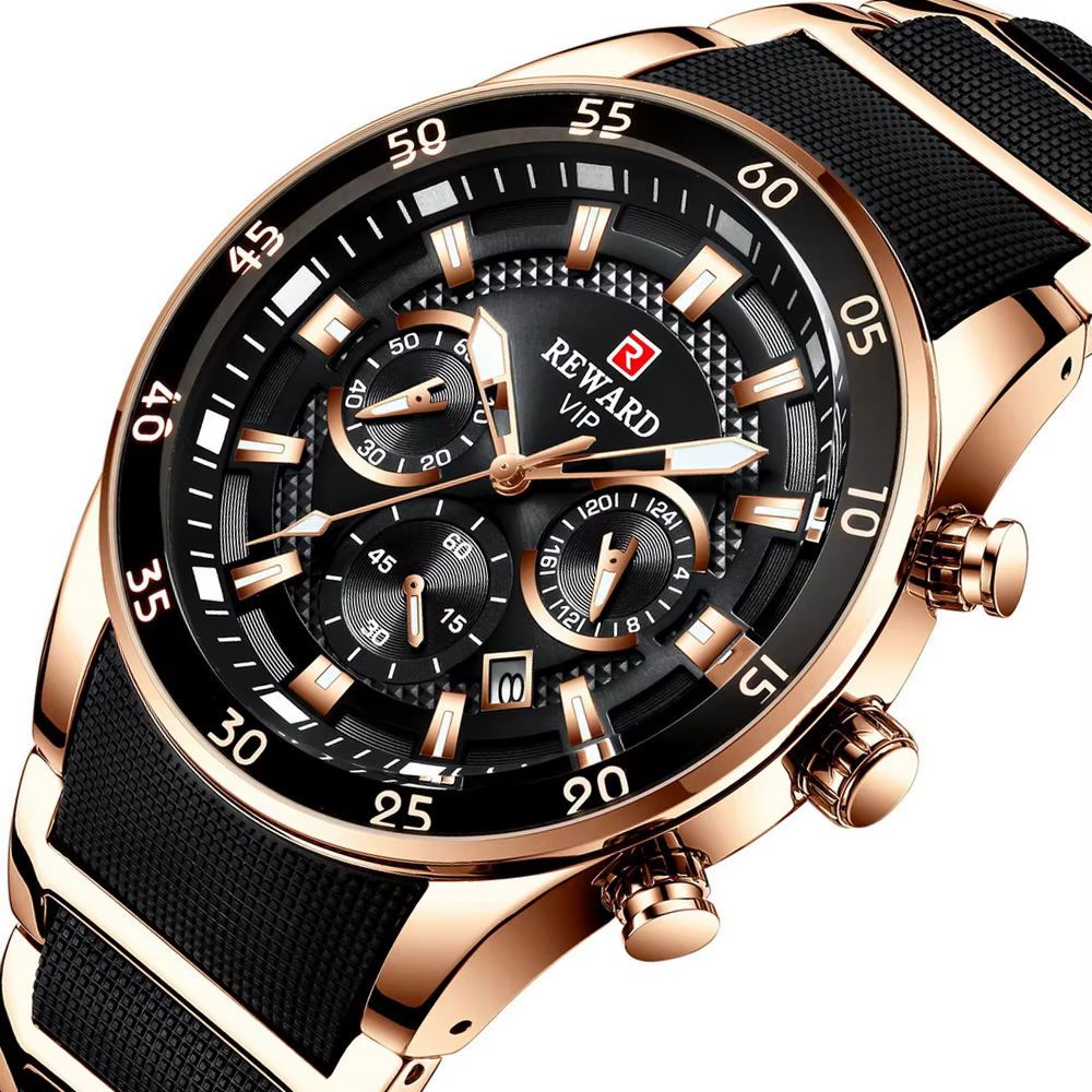 Montres de sport pour hommes à grand cadran