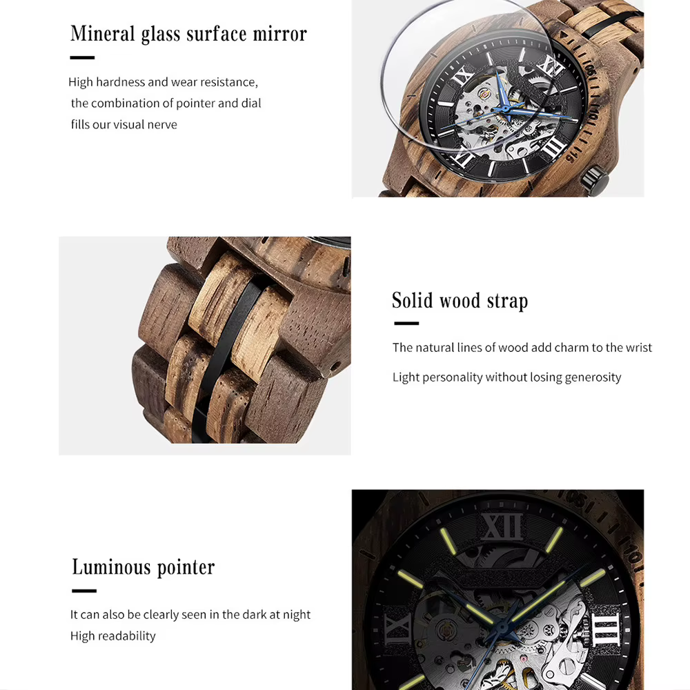 KUNHUANG Montre homme