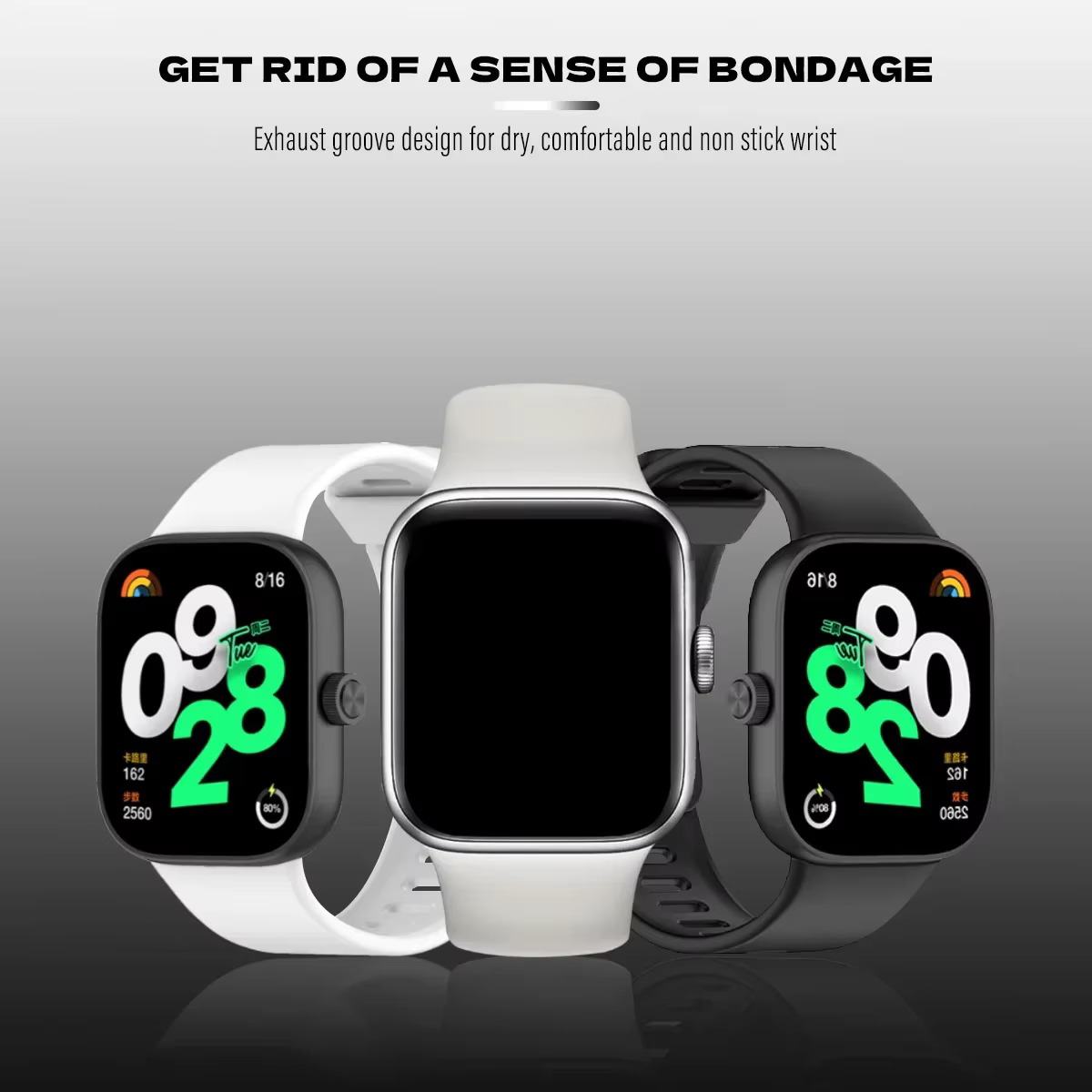 Bracelet en silicone d'origine pour Redmi Watch 4