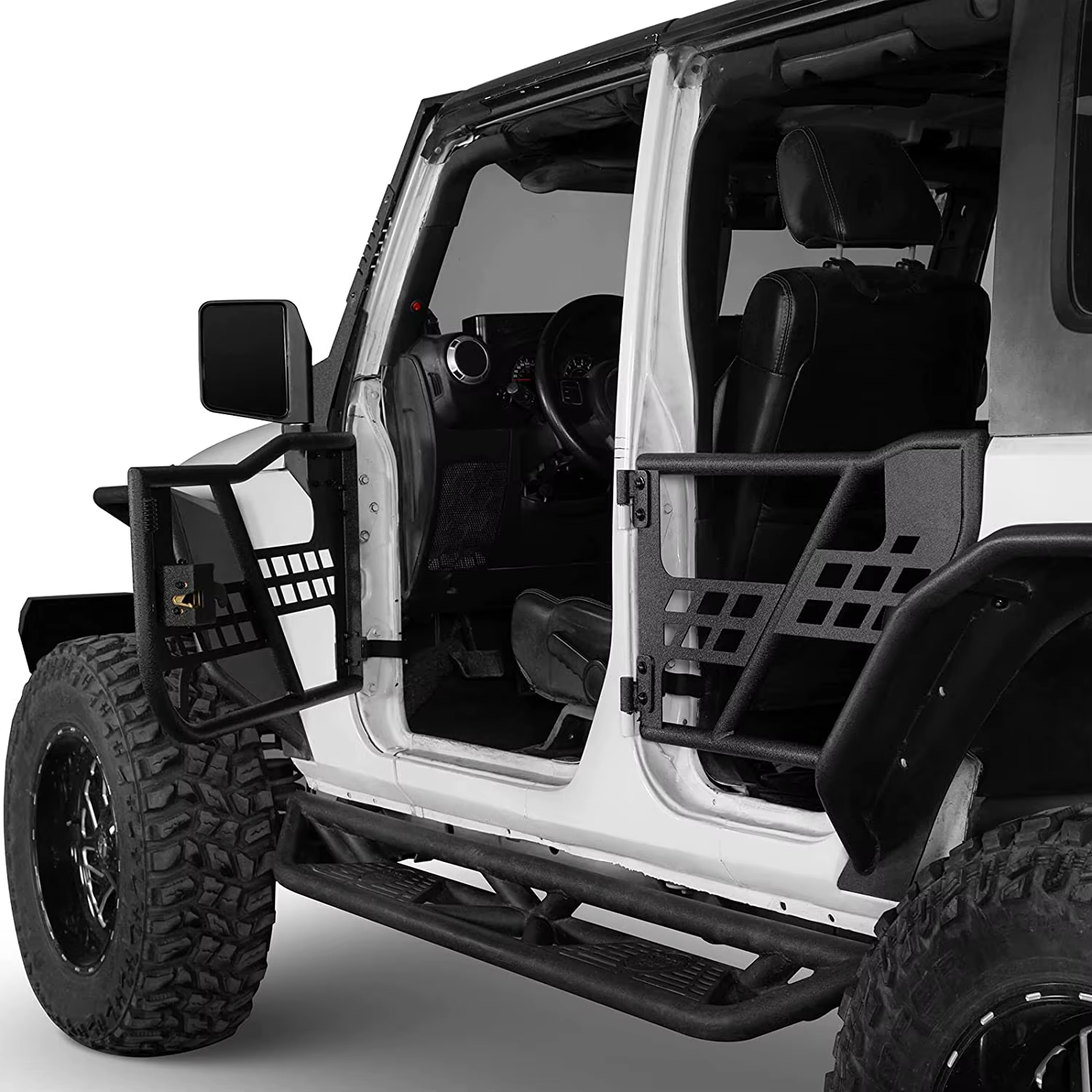 Jeep Wrangler JL 2018 + accessoire demi-porte en acier pour 2 et 4 portes voiture nouvel état accessoires automobiles