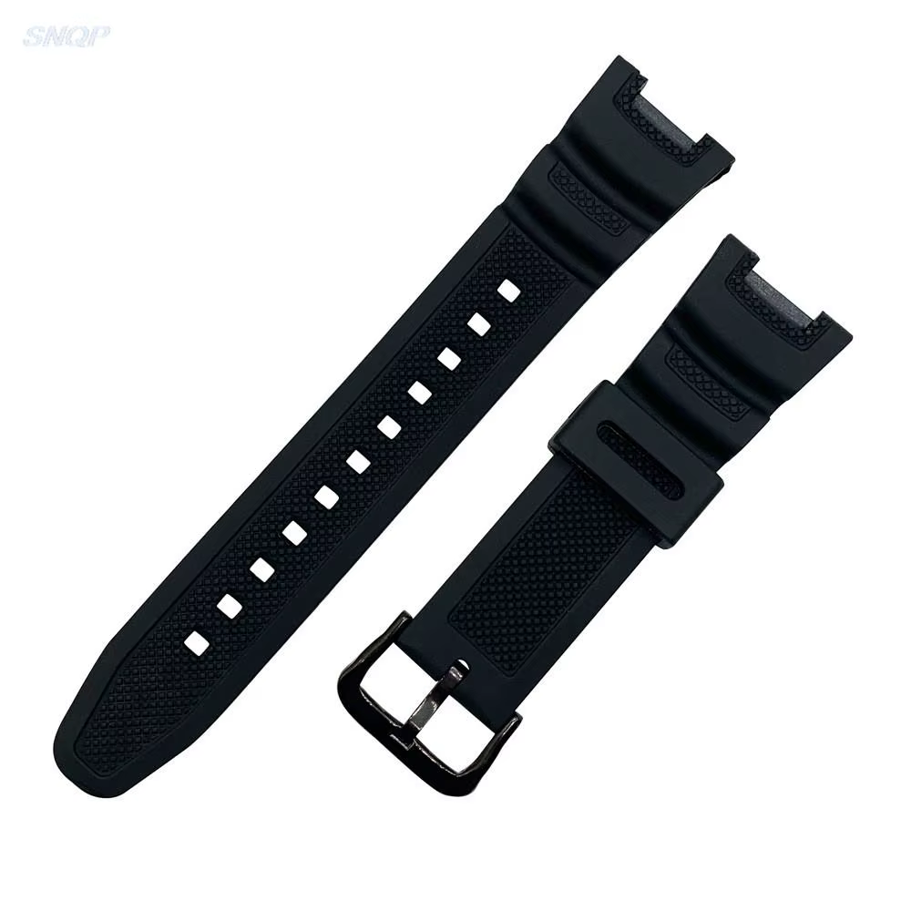 Bracelet de montre en Silicone noir pour Casio SGW-100
