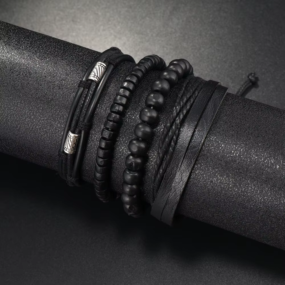 Bracelet en cuir pour hommes