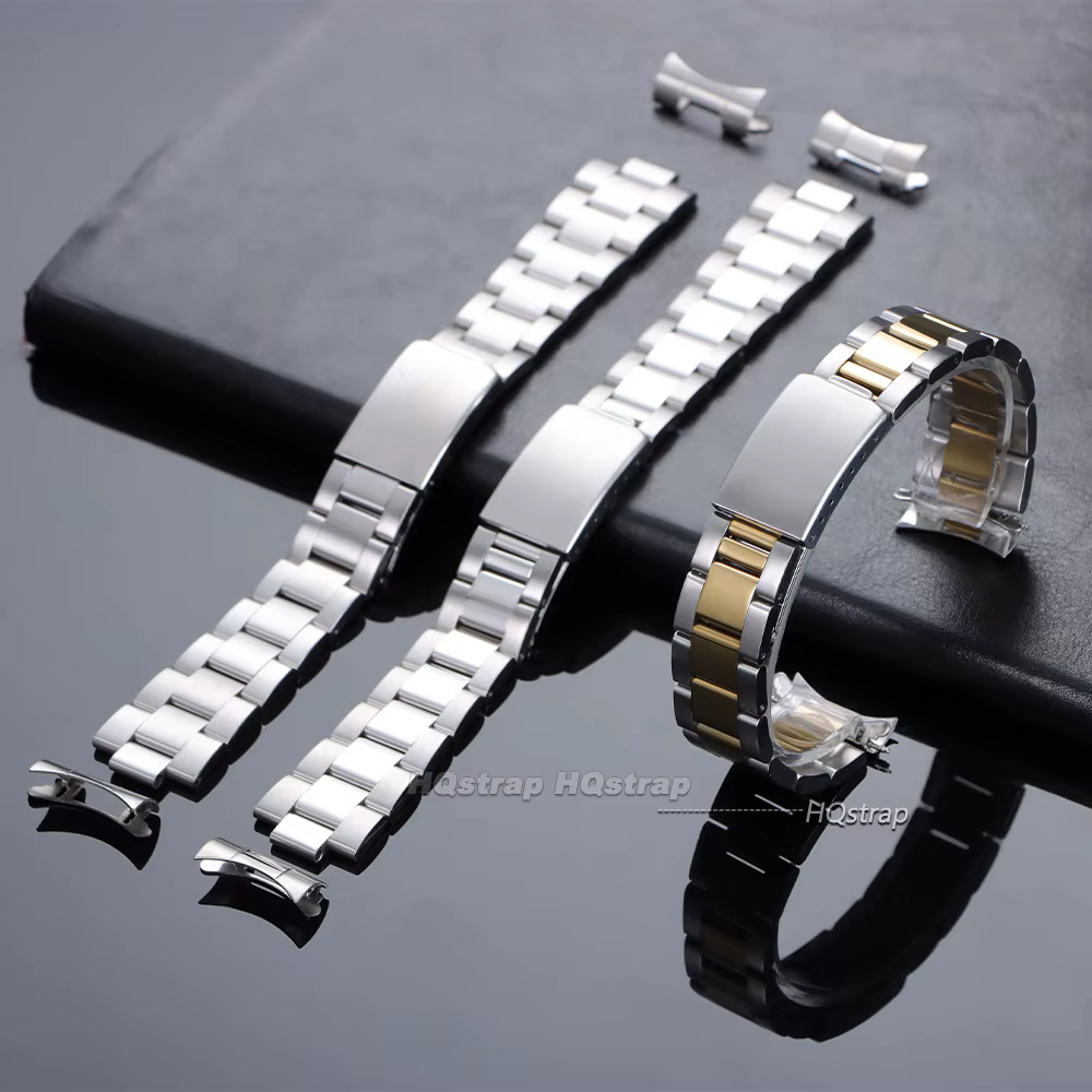 Bracelet de montre en acier inoxydable pour Rolex