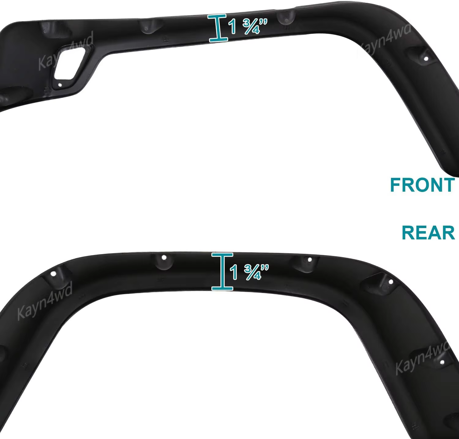 Flares de garde-boue tout-terrain 4x4, pour Jeep Wrangler TJ 1997 – 2006, Kits d'extensions d'arc de roue, accessoires extérieurs