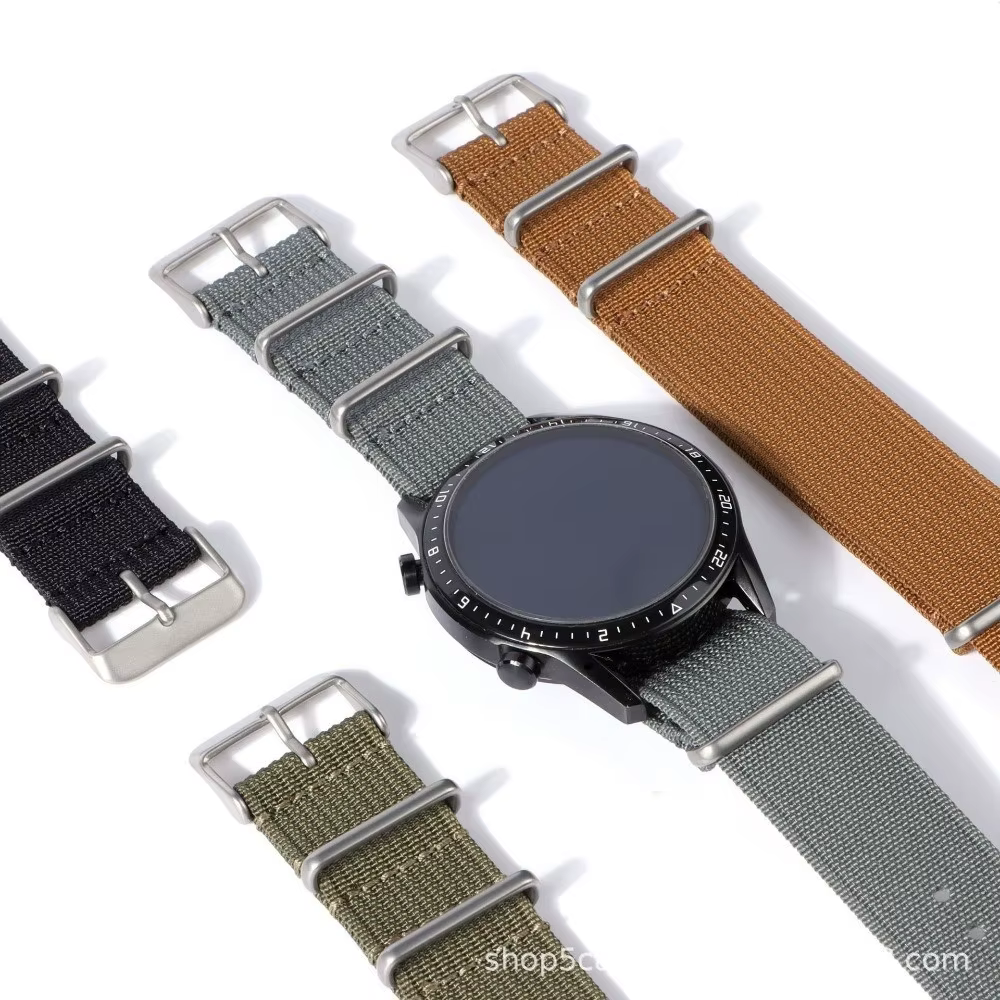 Bracelet de montre NATO vintage à dégagement rapide 14/16/18/20/22 mm