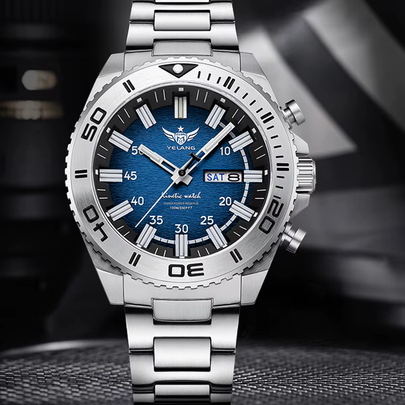 Montre de plongée pour homme Yelang V1035 44 mm