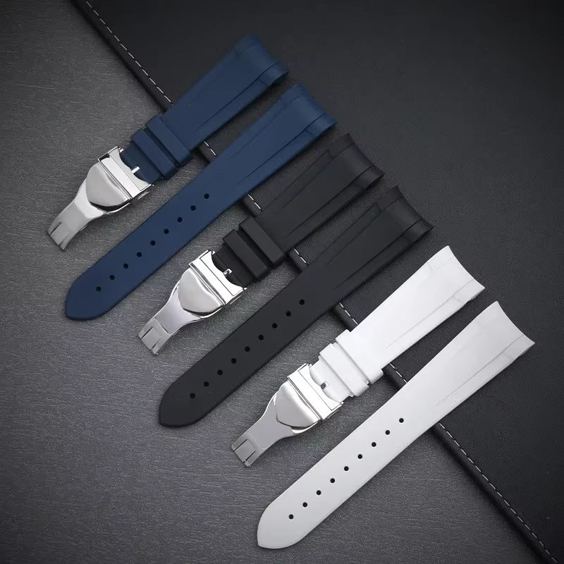 Bracelet de montre en caoutchouc fluoré FKM