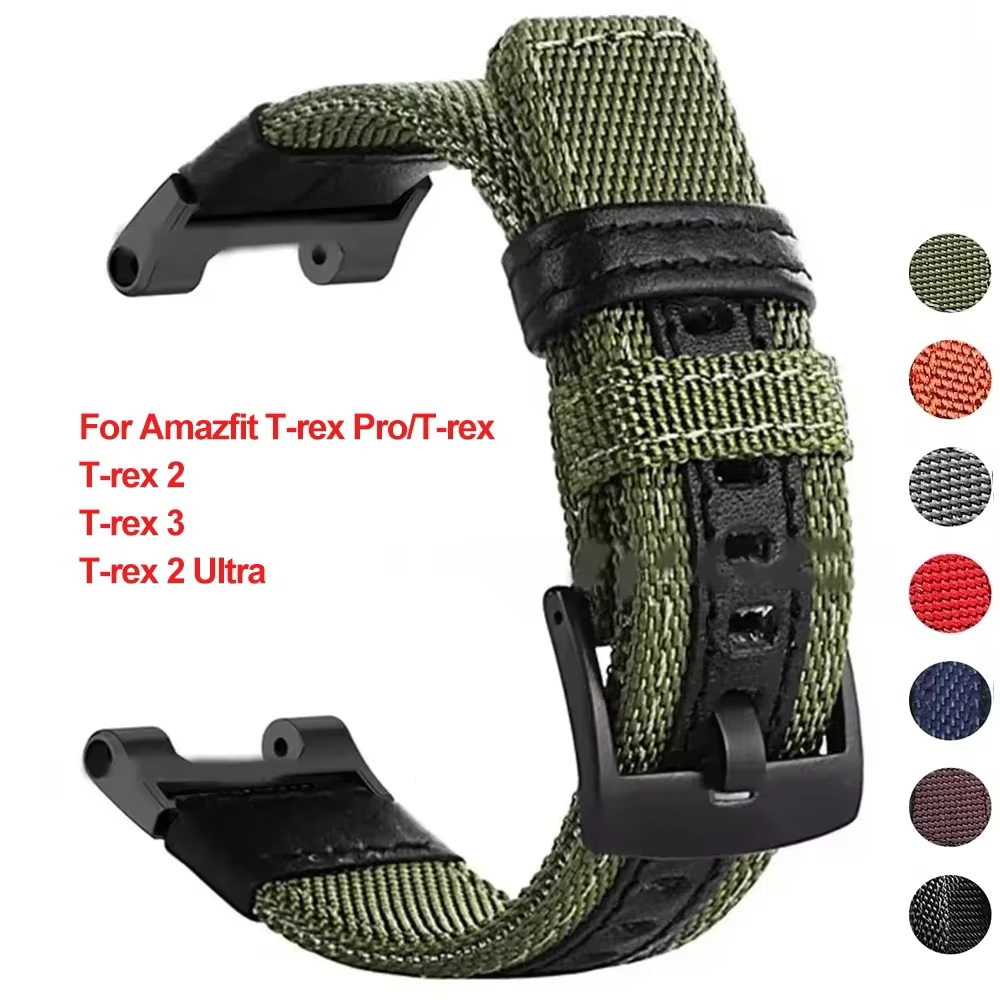 Nouveau Bracelet en Nylon pour Amazfit t-rex 3 2 Ultra