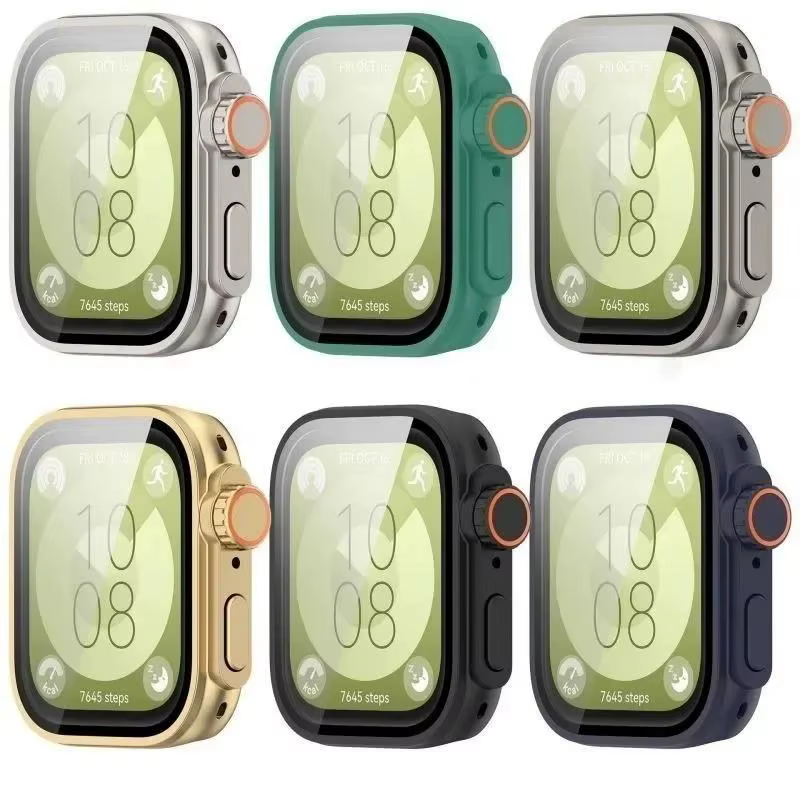 Protecteur d'écran + boîtier en verre trempé pour Huawei Watch Fit 4 Fit 4 Pro Fit 3