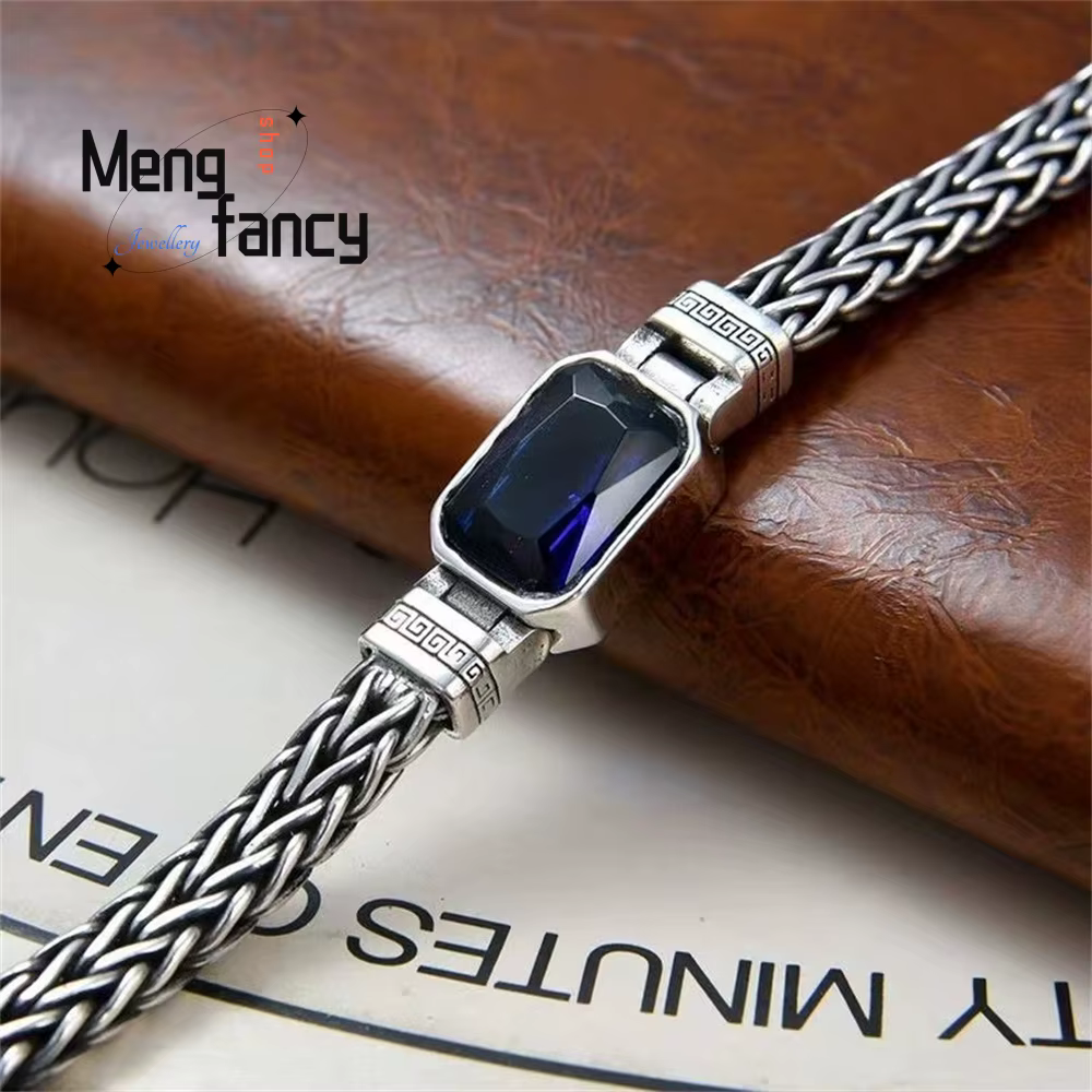 Bracelets rétro tissés à la main pour Couple, bijoux personnalisés pour hommes, cadeaux commémoratifs, bijoux à la mode exquis et élégants