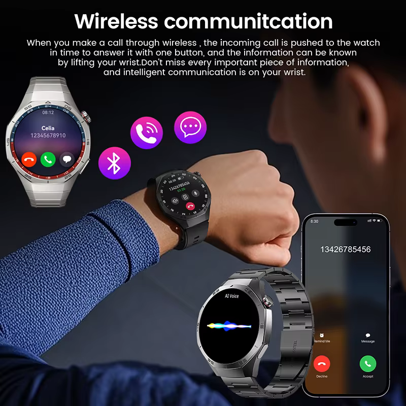 Nouvelle montre connectée GPS Pro 2026 avec écran AMOLED 1