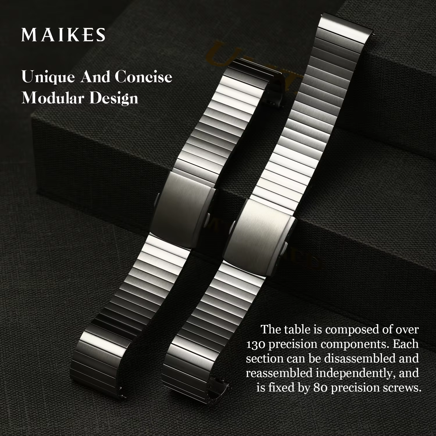 MAIKES – Bracelet de montre en acier inoxydable 316L, accessoires à dégagement rapide pour Blancpain Jaeger-LeCoultre NOMOS Tudor