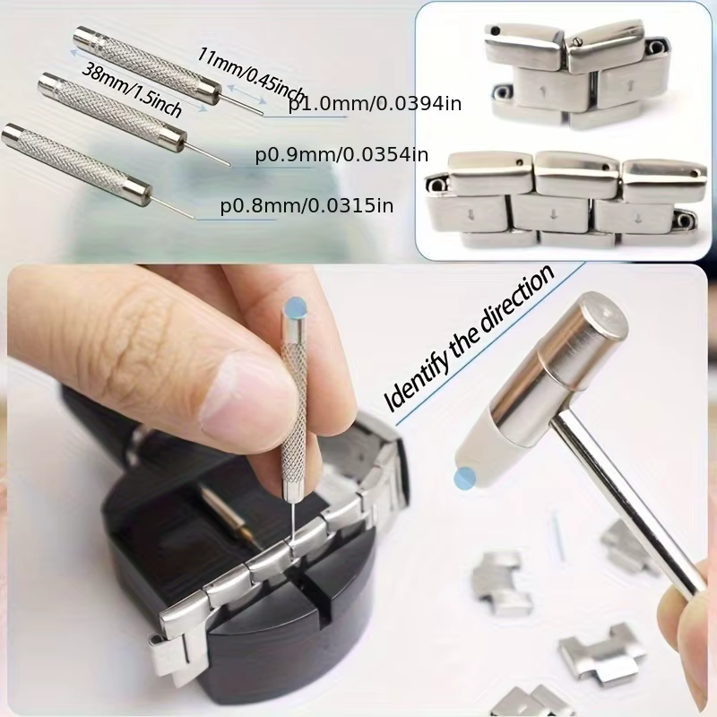 Kit d'outils de réparation de montres professionnel de luxe 52 pièces/ensemble