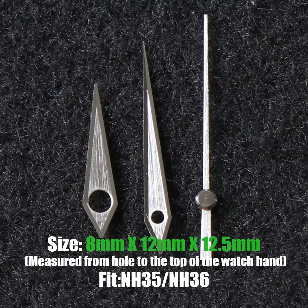 Accessoires de montre 8*12*12.5mm main pour Seiko GS NH35 NH36 mouvement