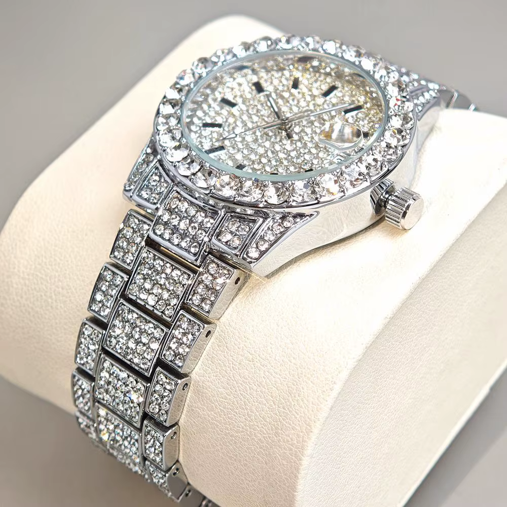 Montre de glace de mode pour femmes