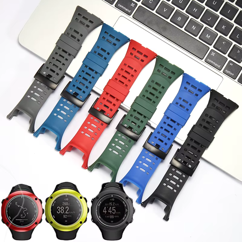 Bracelet de sport étanche en caoutchouc et silicone pour homme
