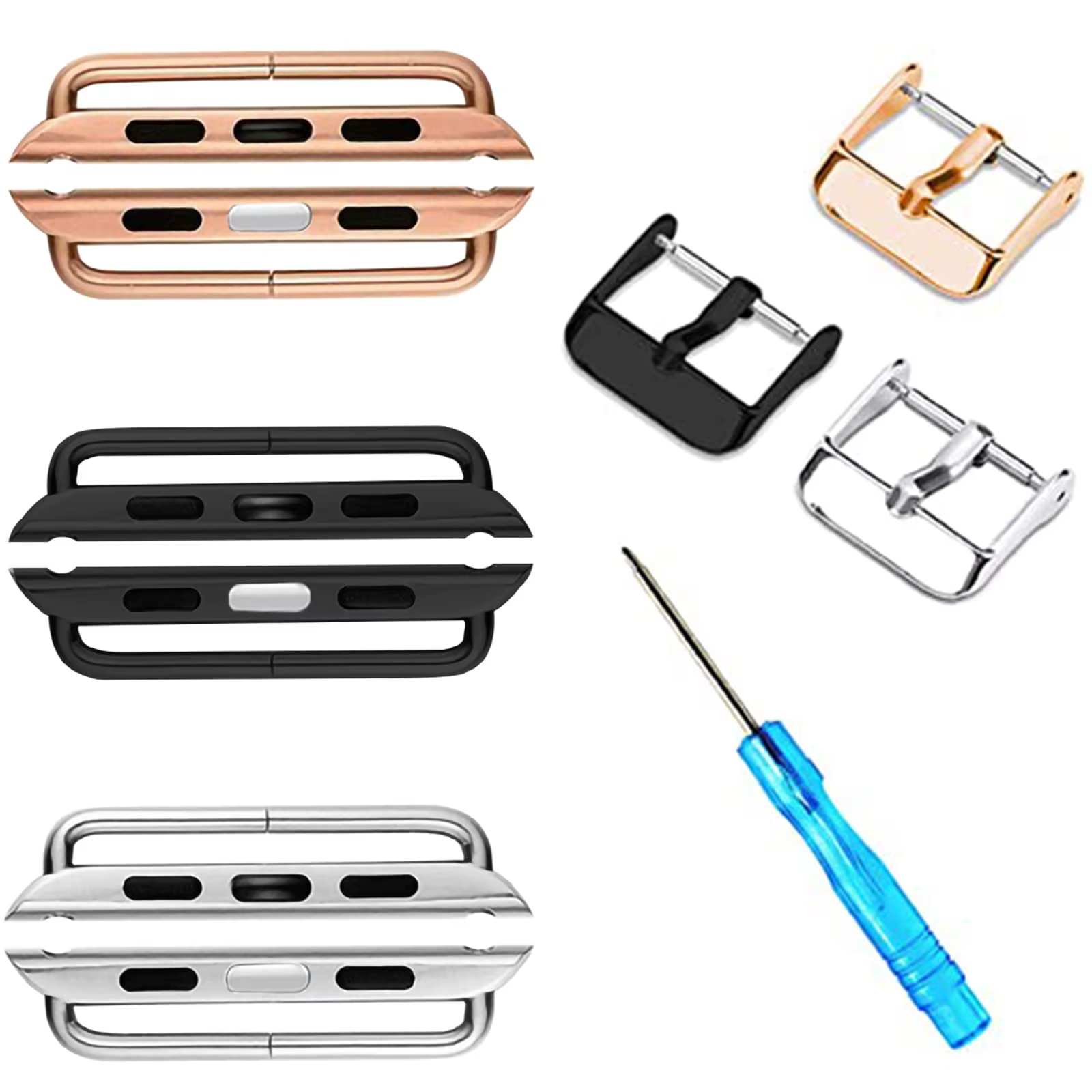 Ensemble de connecteurs de bracelet mixtes pour accessoires de montre connectée