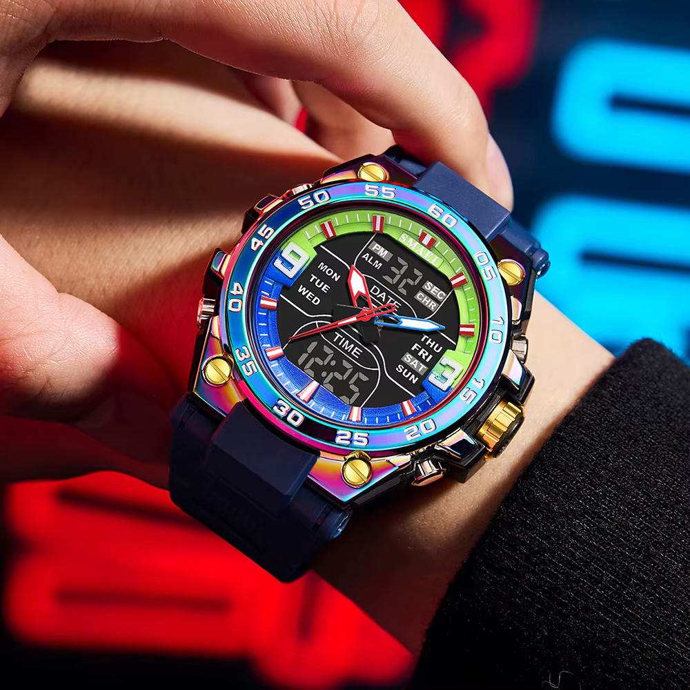 SMAEL Nouvelle Montre Digitale Militaire pour Homme