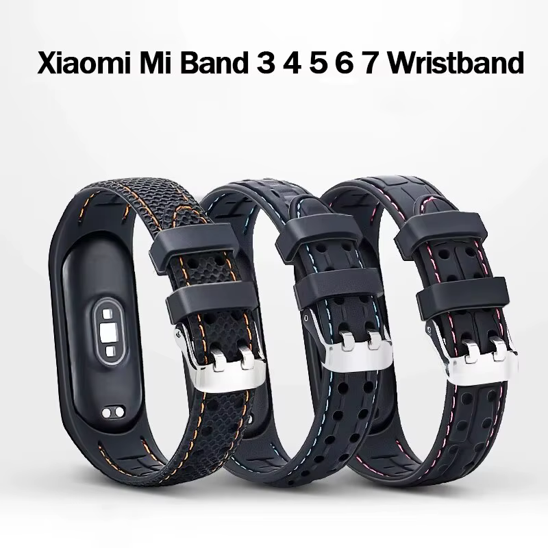Bracelet de montre de sport en silicone pour Xiaomi Mi Band