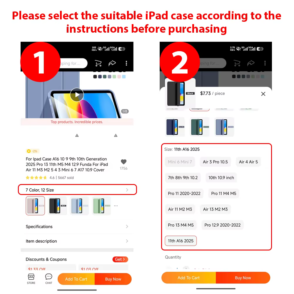 Étui pour iPad A16 10 9 9e 10e génération 2026 Pro 13 11e M5 12.9 Funda pour iPad Air 11 M4 M3 M2 5 4 3 Mini 6 7 A17 10.9 Housse