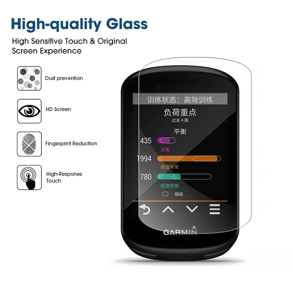 Protecteur d'écran pour Garmin Edge 1040 1030 850 840 830 820 550 540 520 530 130 Explore2 GPS
