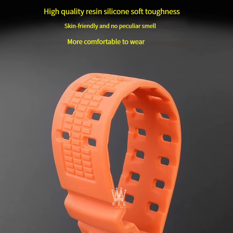 Bracelet de montre en Silicone noir Orange pour Casio G-SHOCK 5121 GW-3500B GW-3000B GW-2000