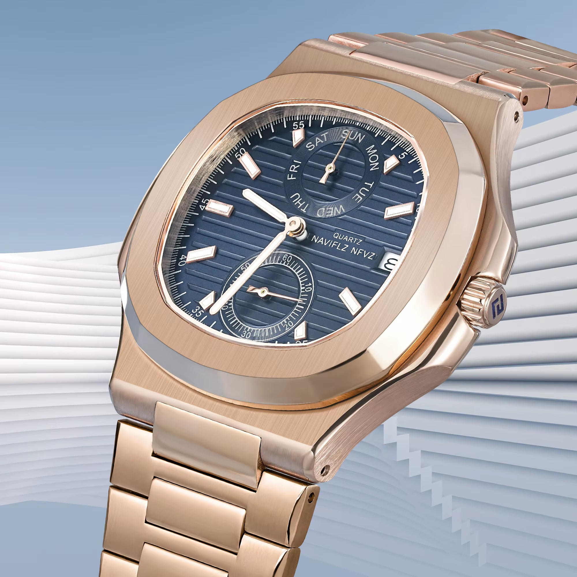 Montres pour hommes, marque de luxe haut de gamme, chronographe, montre de sport, montre à quartz en acier inoxydable pour hommes, montre-bracelet pour hommes d'affaires, étanche