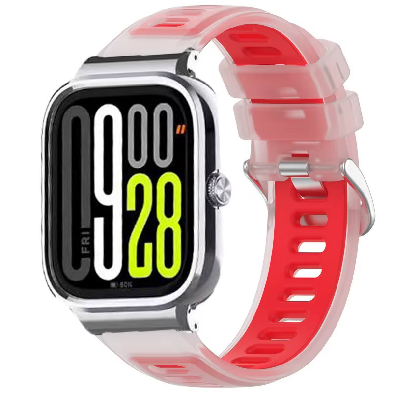 Bracelet en Silicone + cadre métallique pour montre intelligente Redmi 4/5, coque de protection avec étui pour accessoires Redmi Watch 4/5