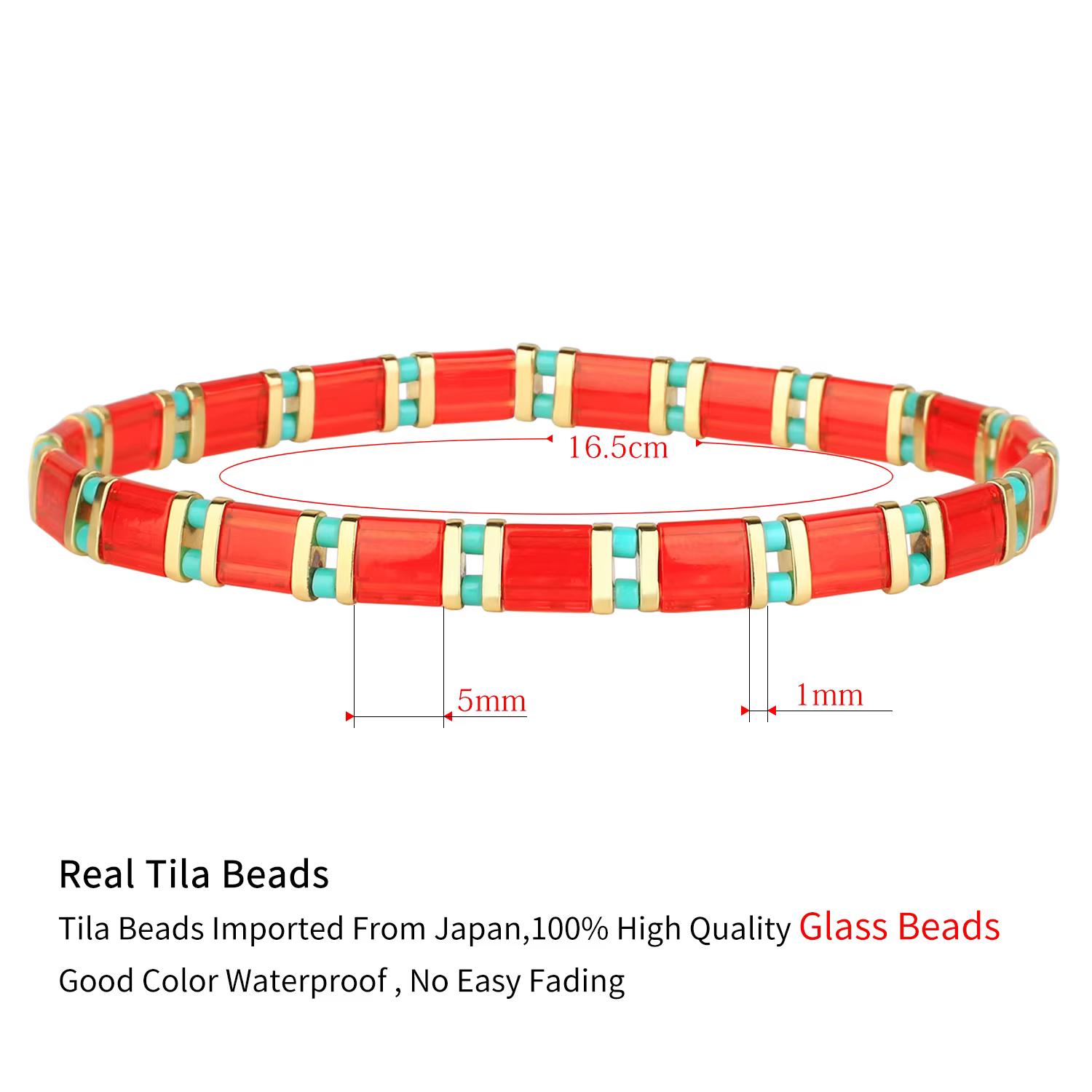 KELITCH Miyuki Bracelet pour femme Tila Bracelets Boho bijoux cadeau pour son perlé fait à la main Pulseras été plage bijoux