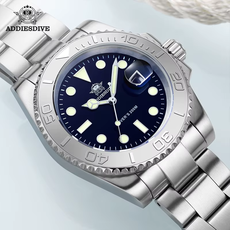 ADDIESDIVE luxueux montre à Quartz analogique pour hommes BGW9 lumineux 20 barres étanche