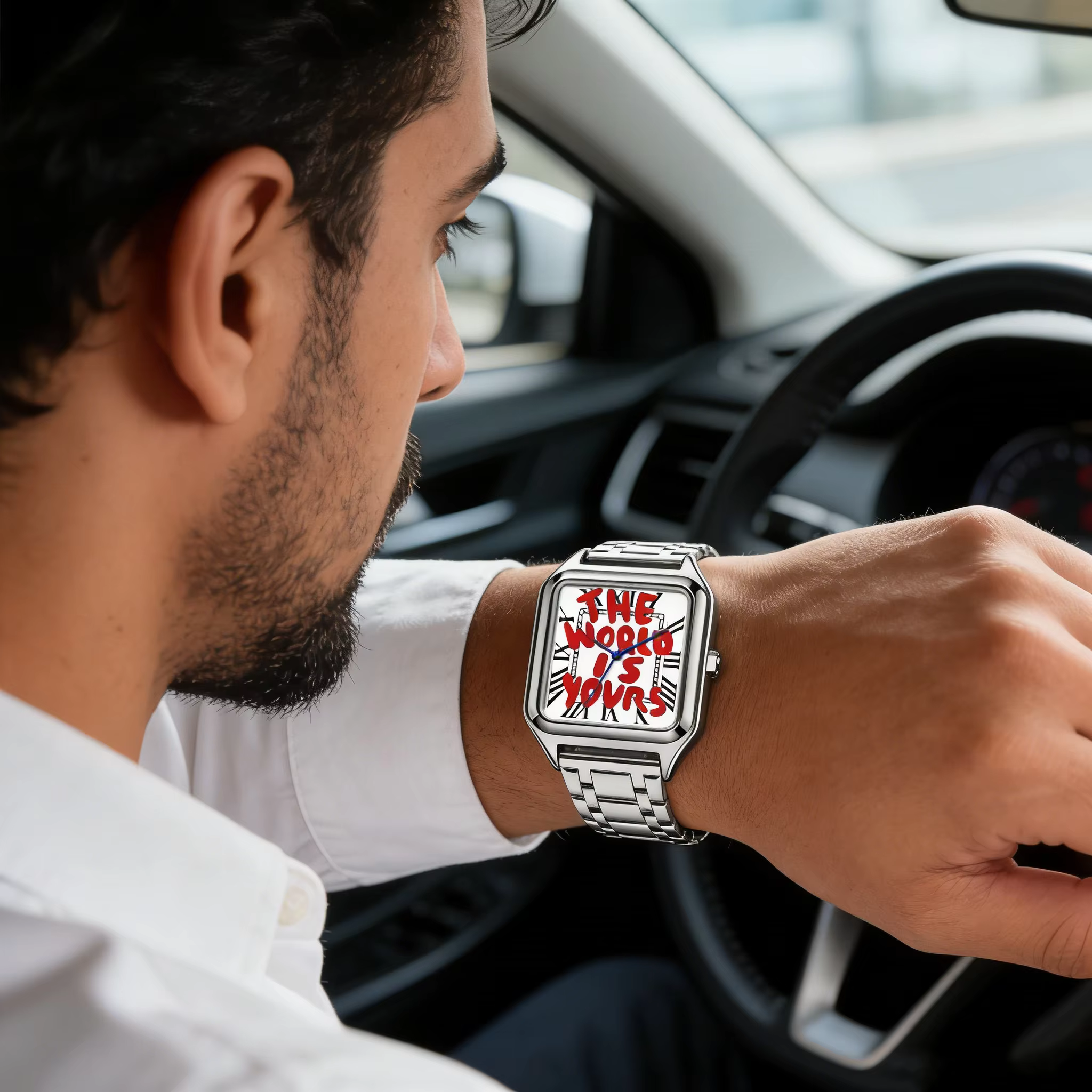 Montre d'affaires haut de gamme pour hommes