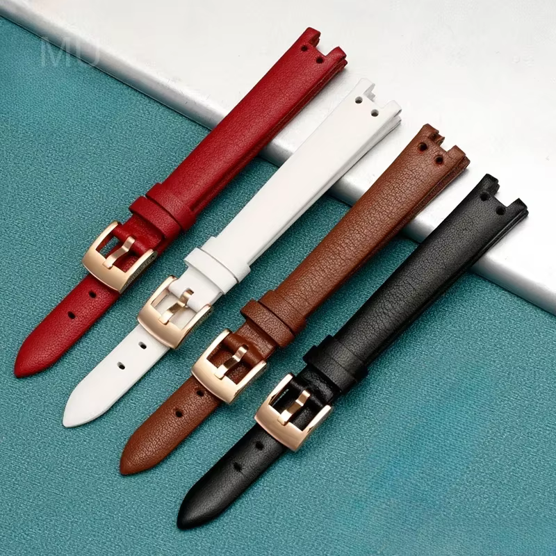 Bracelet de montre en cuir véritable pour Anne Klein AK2ACH2157 2618