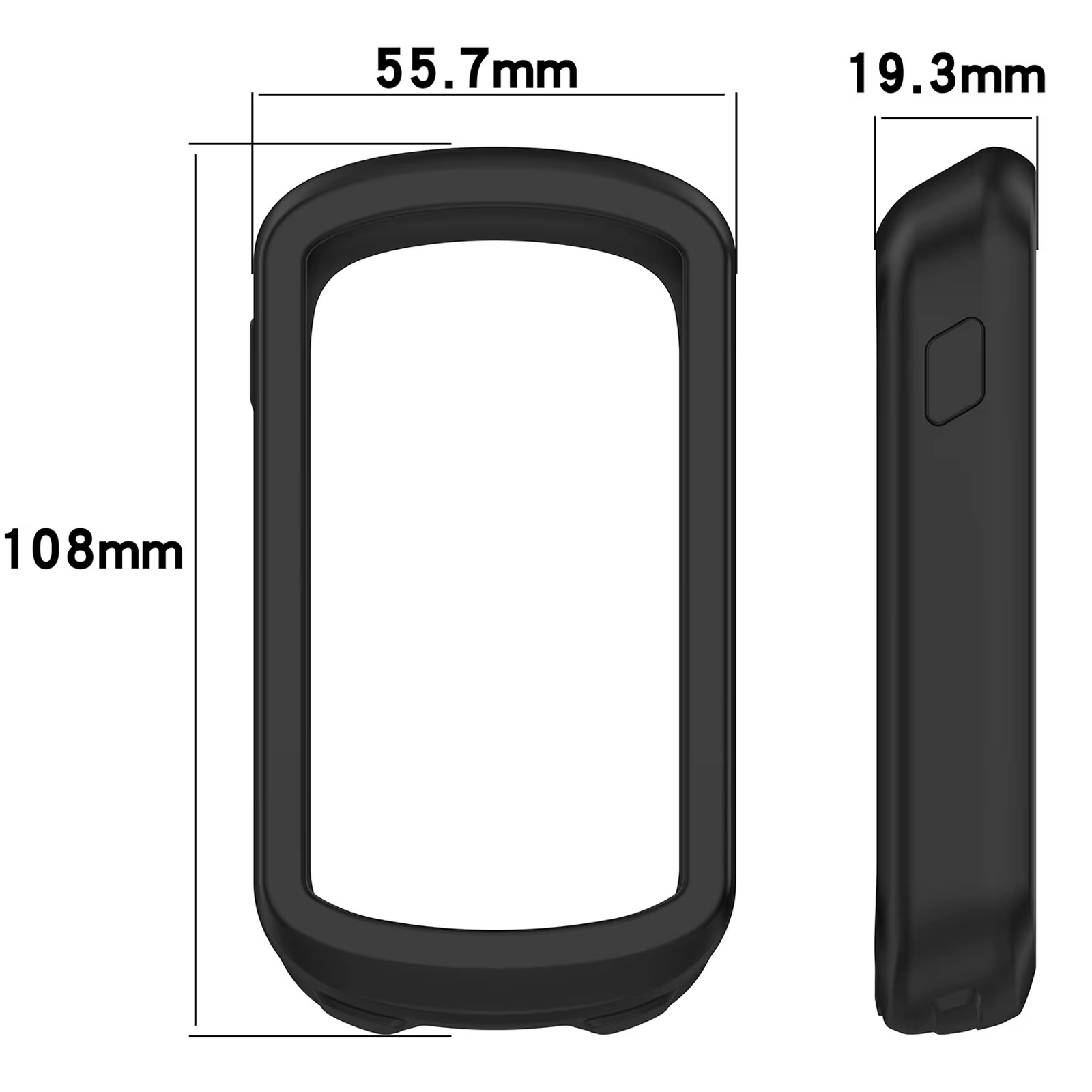 Coque en silicone TPU + 2 films de verre trempé pour Garmin Explore 2